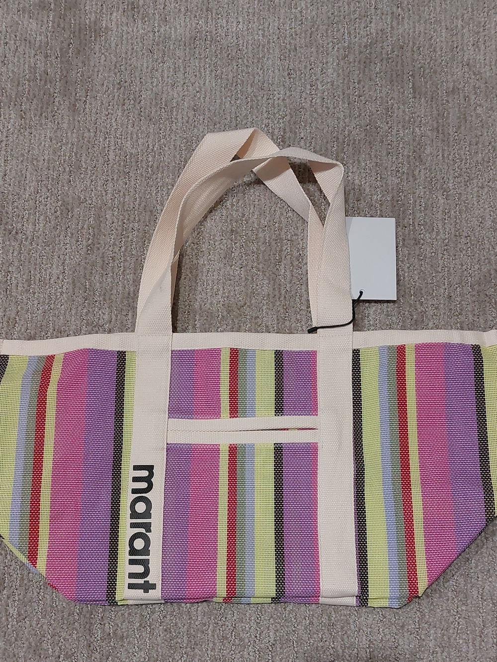 Isabel Marant Oversize Woven Shoulder Tote Purse Bag NWT